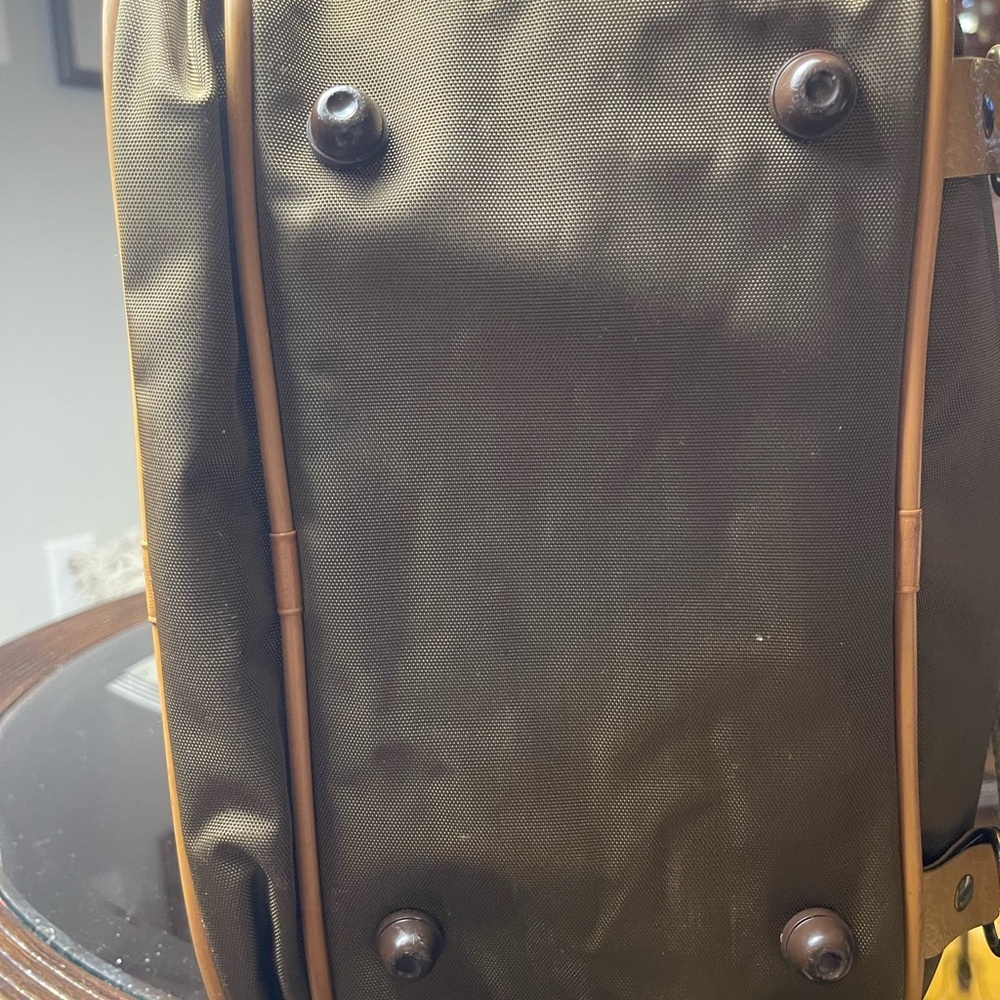 Samsonite Vintage Tan Crossbody Carry On Travel Bag Shoulder Purse​​ - Picture 8 of 9